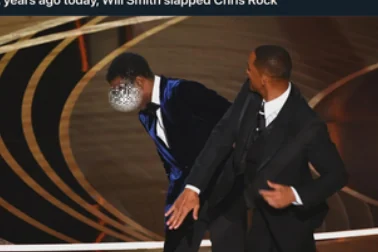 Neutral meme for Will Smith slaps Chris Rock (94th Academy Awards, 2022)