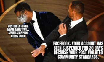 Poor meme for Will Smith slaps Chris Rock (94th Academy Awards, 2022)